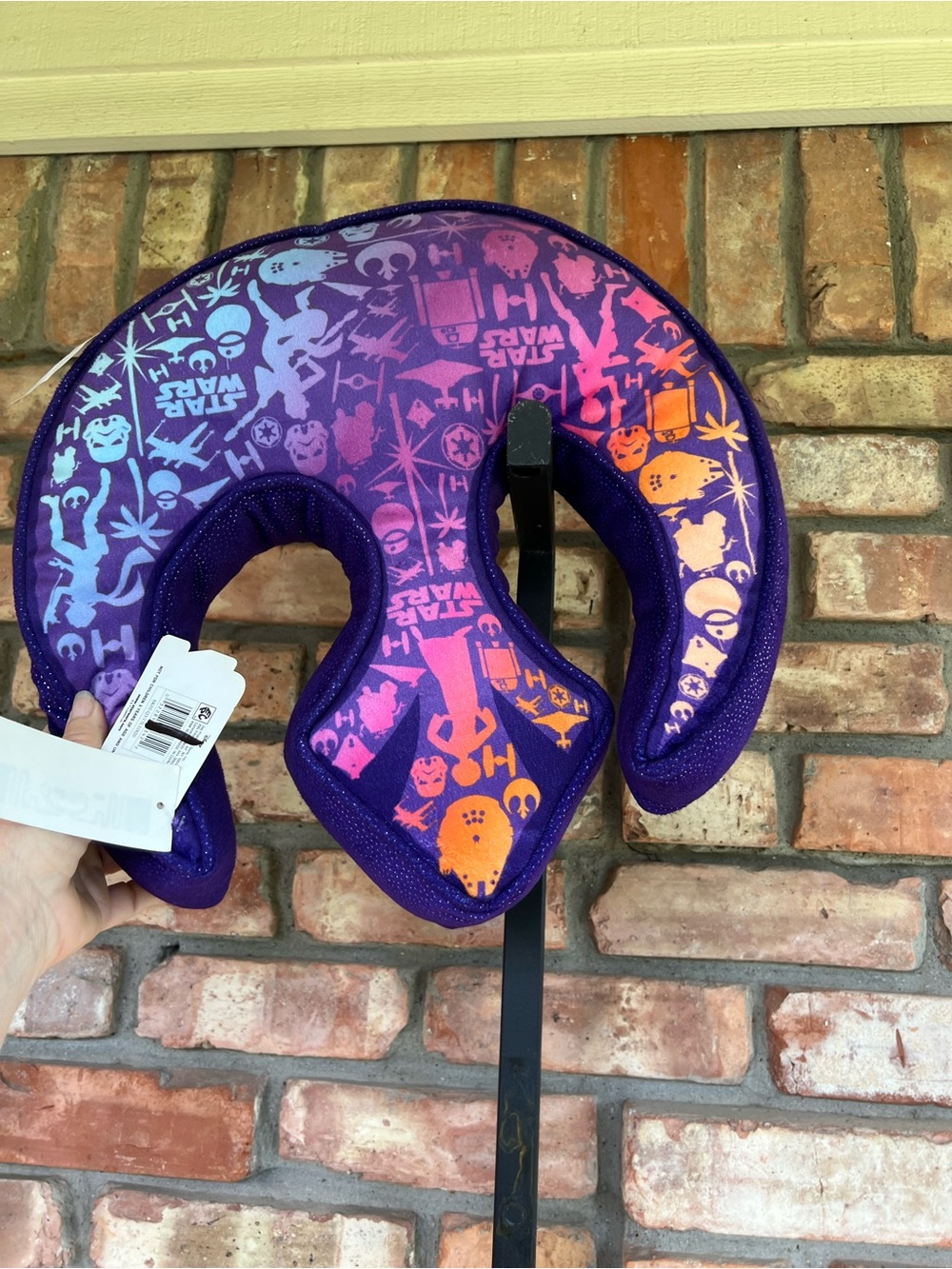 Star Wars Purple and Pink Gradient Neck Pillow